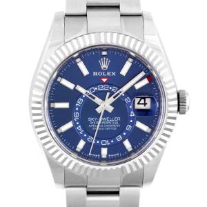ロレックス ROLEX スカイドゥエラー 336934 WG×SS 42mm ブライトブルー文字盤 アニュアルカレンダー オイスターブレスレット 【新