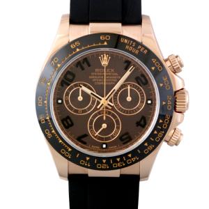 ロレックス ROLEX デイトナ 116515LN PG×ラバー 40mm チョコレート（ブラックアラビア）文字盤 【メンズ】【腕時計】