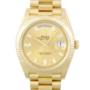ロレックス ROLEX デイデイト40 228238A YG 40mm シャンパン文字盤 【メンズ】【腕時計】