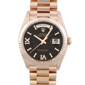 ロレックス ROLEX デイデイト36 128235 PG 36mm アイゼンキーゼル文字盤 【未使用】【メンズ】【腕時計】