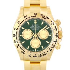 【2025年新作】ロレックス ROLEX デイトナ 126508 YG 40mm ブライトグリーン×ゴールド文字盤 【メンズ】【腕時計】