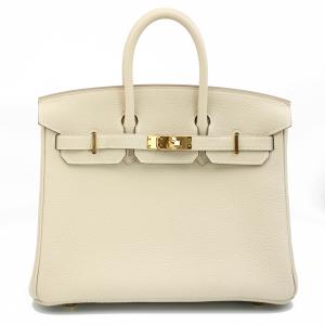 HERMES エルメス バッグ バーキン25 トゴ バーキン クレ ゴールド金具 K刻印(2025年製造)【D8050】