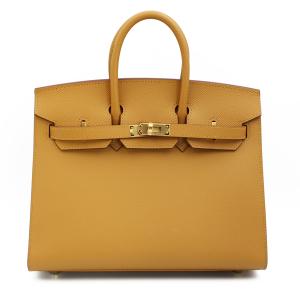 HERMES エルメス バッグ バーキン25 セリエ エプソン バーキン セサミ ゴールド金具 B刻印(2023年製造)【未使用】【D8067】