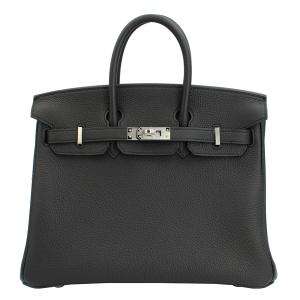 【未使用】HERMES エルメス ハンドバッグ バーキン25 トゴ バーキン ブラック シルバー金具 ー G刻印(2026年製造)【D8156】