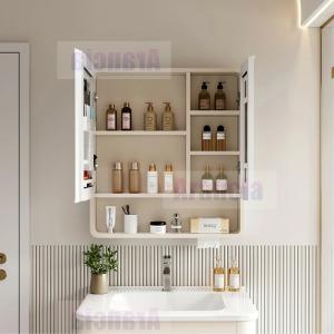 洗面化粧台 ミラーキャビネット 収納キャビネッ...の詳細画像4