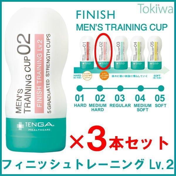 TENGAヘルスケア フィニッシュトレーニング レベル2×3本 男性向け遅漏トレーニング プライバシ...