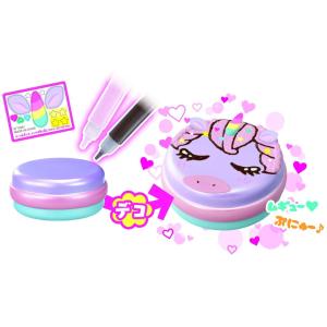 ぷにデコスクイーズ キュート カラフルユニコー...の詳細画像1