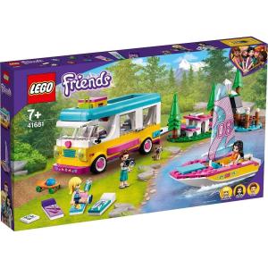 レゴ(LEGO)　フレンズ キャンピングカーとボート （森のキャンピングカーとボート） 41681｜tokiwaya