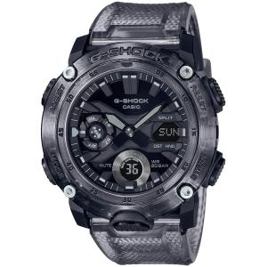 CASIO G-SHOCK(ジーショック) カーボンコアガード GA-2000SKE-8A グレースケルトン 濃い目 かっこいい 海外正規モデル