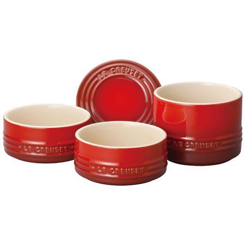 ル・クルーゼ(LE CREUSET) スタッキング ラムカン セット 910367-00(チェリーレ...