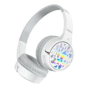 BELKIN SoundForm Mini 子供向けワイヤレスオンイヤーヘッドホン ホワイト AUD002qcSL-DY｜tokka