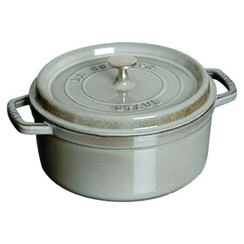 ストウブ(staub) ピコ ココット ラウンド IH対応 両手鍋 10cm 40500-106(グ...