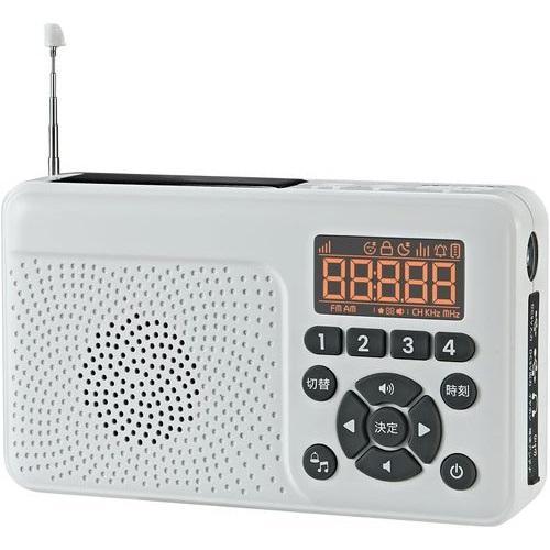 エフ・アール・シー(F.R.C) FC-W118RD-H 手回し&amp;ソーラー充電 防災ラジオ
