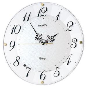SEIKO（セイコー） 掛け時計 「大人ディズニー ミッキー&ミニー」白