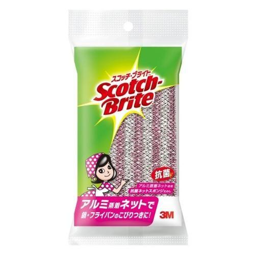 スリーエム 抗菌ネットスポンジたわし アルミ蒸着ネット