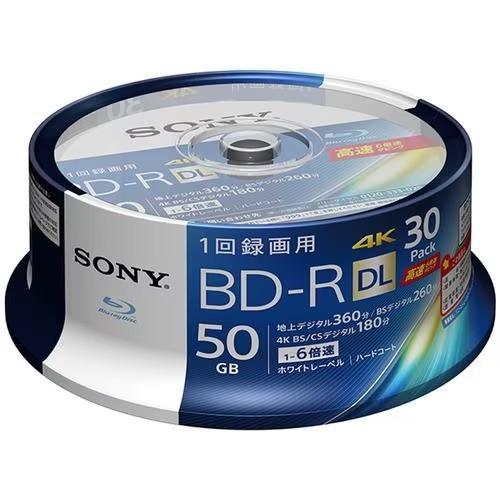 ソニー(SONY) 30BNR2VJPP6 録画用 BD-R DL 2層 50GB 1回録画 プリン...