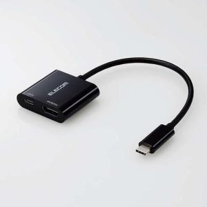 エレコム(ELECOM) MP-ACHDMIPD015B(ブラック) USB Type-C to HDMI映像変換アダプター(USB PD対応)｜tokka