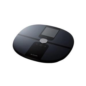 エレコム(ELECOM) HCS-WFS03BK ブラック 体重計 体組成計 自動認識機能付 MRI測定 50g単位 Wi-Fiスマホ連動