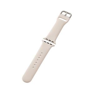 エレコム(ELECOM) AW-41BDSCWH(スターライト) Apple Watch用 シリコンバンド(41/40/38mm)｜tokka