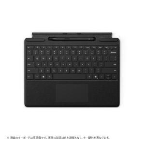 マイクロソフト(Microsoft) Surface Pro キーボード(ペン収納付/スリム ペン付) ブラック 8X6-00186｜tokka