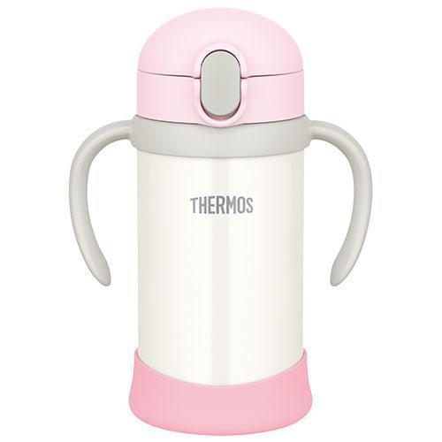 サーモス(THERMOS) FJL-350-PKW(ピンクホワイト) まほうびんのベビーストローマグ...