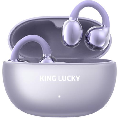 キングラッキー(KING LUCKY) i239 パープル 完全ワイヤレスイヤン ながら聴き イヤー...