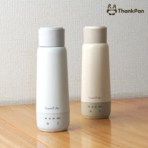 サンコー(Thanko) 電気で沸かせて保温「ボトルケトル」 蓋を閉めたまま沸かせる 約300ml ...