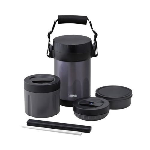 サーモス(THERMOS) ステンレスランチジャー ごはん0.75L/おかず0.4L/スープ0.3L...