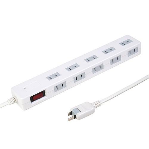 STYLED(スタイルド) STP10W-3 ホワイト ACタップ 10個口 10個口 上挿し5・横...