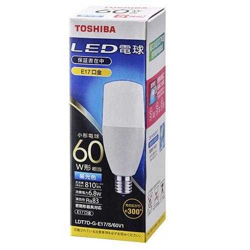 東芝(TOSHIBA) LDT7D-G-E17/S/60V1 LED電球(昼光色) E17口金 60...