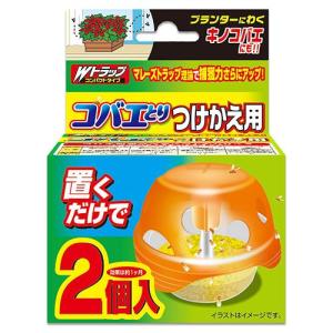 ライオンケミカル Wトラップ コバエとり つけかえ用 2個入｜tokka