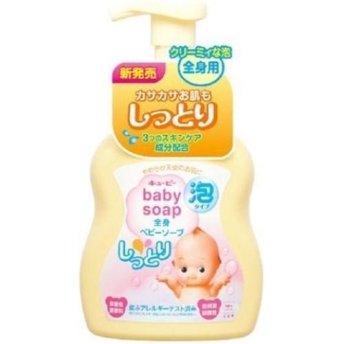 牛乳石鹸 キューピー しっとり全身ベビーソープ 泡タイプ ポンプ付 400ml