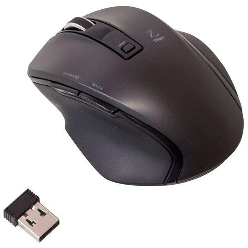 ナカバヤシ MUS-RKF119BK ブラック USB 小型無線5ボタンBlueLEDマウス