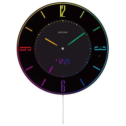 RHYTHM(リズム) 8RZ197SR02 黒 Iroria A イロリア エー AC電源デジタル...