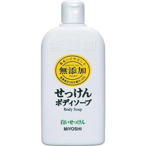 ミヨシ石鹸 無添加 ボディソープ 白い石けん レギュラー 400ml