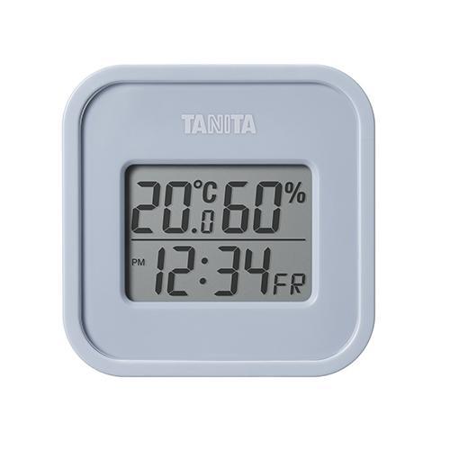 タニタ(TANITA) TT-588-BL ブルーグレー デジタル温湿度計