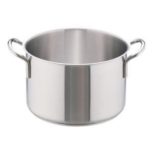 遠藤商事 インダクション18-8半寸胴鍋(蓋無) 24cm