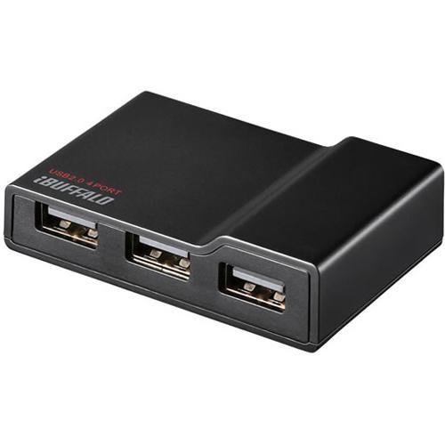 バッファロー(BUFFALO) BSH4A11BK(ブラック) USB2.0 TV/PC対応セルフパ...