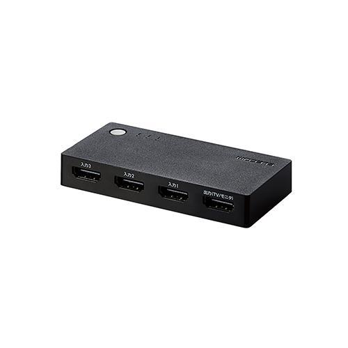 エレコム(ELECOM) DH-SWL3BK HDMI切替器 3ポート 入力:3、出力:1
