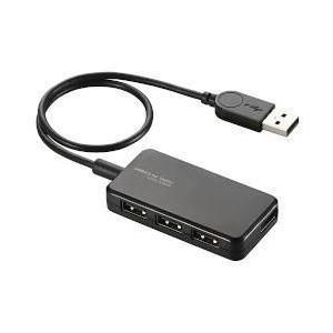 エレコム(ELECOM) U2HS-A402BBK(ブラック) USBハブ 4ポート