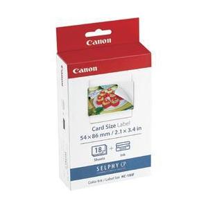 キヤノン（Canon） KC-18IF 全面シール カードサイズ 18枚 カラー