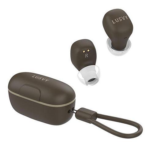 ナガオカ L103CAFEESP エスプレッソ 完全ワイヤレスイヤホン 片耳わずか3g超小型軽量イヤ...