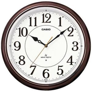 CASIO（カシオ） ITM-900FLJ-5JF 濃茶木調 電波掛け時計 : 特価COM