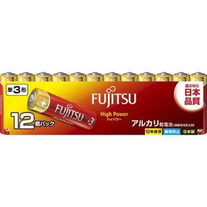 富士通(FUJITSU) LR6FH(12S) ハイパワー アルカリ乾電池 単3形 12本パック シュリンクパック 乾電池の商品画像