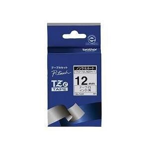 ブラザー(brother) TZe-N231 ピータッチ ノンラミネートテープ 黒文字/白 12mm