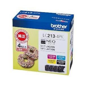 ブラザー(brother) LC213-4PK 純正 インクカートリッジ 4色パック