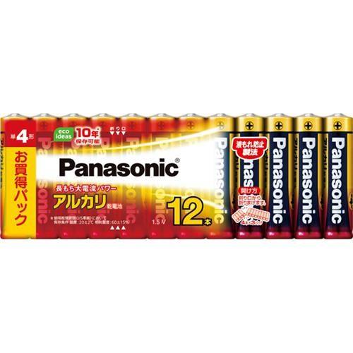 パナソニック(Panasonic) LR03XJ/12SW アルカリ乾電池 単4形 12本パック