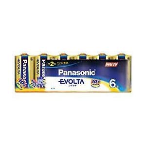 パナソニック(Panasonic) LR14EJ/6SW エボルタ 単2形 6本パック アルカリ乾電...