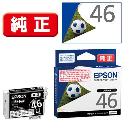 エプソン(EPSON) ICBK46A1(サッカーボール) 純正 インクカートリッジ ブラック