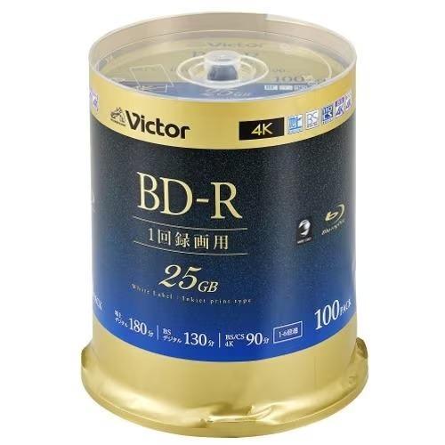 ビクター(Victor) VBR130RP100SJ5 Victor 録画用 6倍速 BD-R ブル...